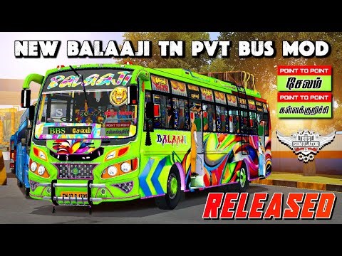 BALAAJI Tn Pvt Bus Mod Livery|Released|Download|Bussid & Bussin #rsgamingupdates#bussid#bus#mod#new