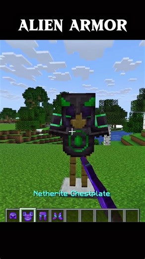 Alien Armor in Minecraft #minecraft