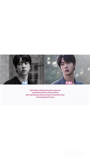 don't say you love me - Jin (sing with me) #jin #dont_say_you_love_me