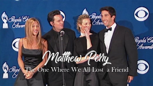 Watch: Matthew Perry: The one where we all lost a friend