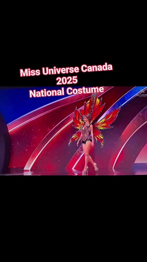Miss Universe Canada 2025 National Costume #jaimevanderberg #misscanadauniverse2025 | Jovelyn Navarro Red Head