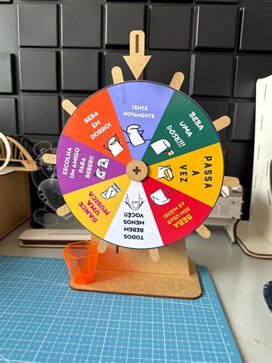 Party Roulette Digital File Laser Cut Drinking Game Wheel SVG DXF Laser Cut Game MDF Party Game File - Etsy