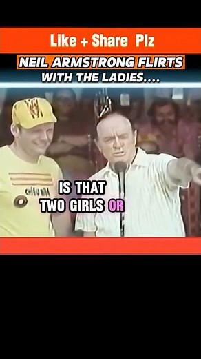 Neil Armstrong & Bob Hope Flirt With The Ladies at USO show! Troops Go Wild! #july4th #vintagecomedy