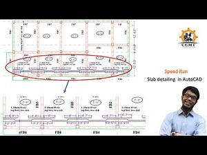 Slab Detailing in AutoCAD