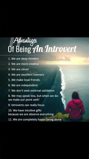 Psychology Facts: Advantages of Being an Introvert
