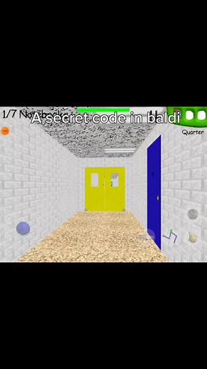 A secret code in baldi basics