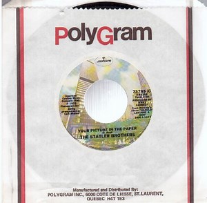 The Statler Brothers - Your Picture In The Paper / All The Times