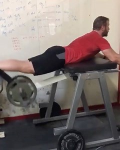 The reverse hyper machine, popularized by strength legend Louie...