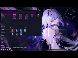 Make Your KDE Desktop Look Sweet & Purple