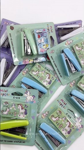 Cutest Mini Staplers for Kids 📎✨ | Fun & Colorful Stationery | Angroos Minis