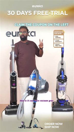 Eureka WhirlWind Bagless Canister Vacuum Cleaner 2.5L, Lightweight Powerful Vacuum for Carpets, Hard Floors & Pet Hair, Easy to Maneuver with Crevice Tool, Large Capacity Multi-Surface Cleaner, Great for Home, Jumpstart Sale, Automatic Cord Rewind
