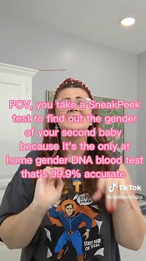 4.4K views | “This was our 2nd time purchasing a SneakPeek test and both times were accurate! So easy to use, even for those who aren’t fond of needles!” - Karen  Get up to $20 off your gender test: sneakpeektest.com/fb Convenient and safe, take a SneakPeek Gender Test in the comfort of your own home instead of going to the hospital. : @midlanddoula #sneakpeek #gendertest #dnatest #genderreveal | SneakPeek Test | Facebook
