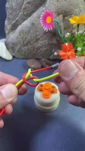 Lamp Holder Wire Knot Trick #shortsfeed #wire #Lamp #Holder