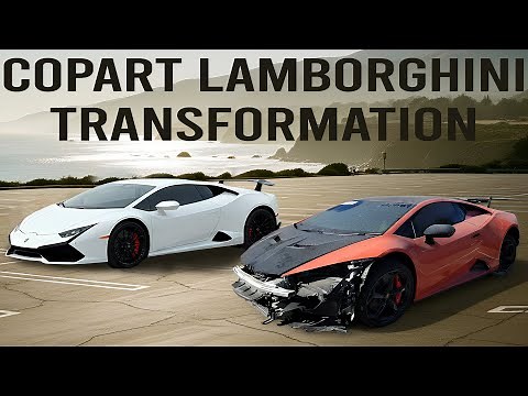 I BOUGHT A SALVAGE LAMBORGHINI HURACAN FROM COPART AND FULLY REBUILT IT!