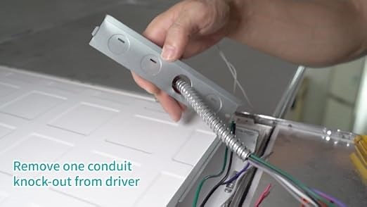 How to install led drop ceiling panel light