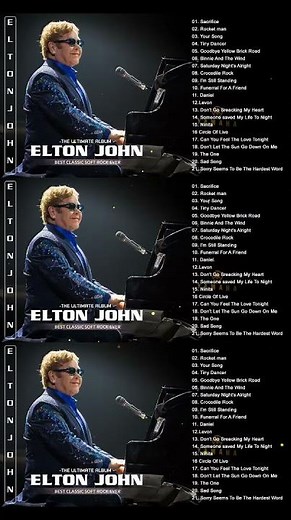 ❤️ELTON JOHN SUCESSOS QUE MARCARAM❤️ AS MELHORES MUSICAS DE ELTON JOHN - Internacionais Antigas