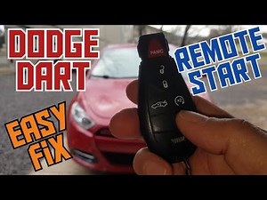 How to fix the remote start on a Dodge Dart 2013-2016