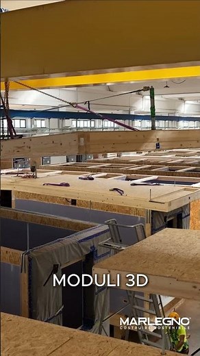 Moduli 3D: La tecnologia off-site di Marlegno