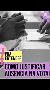 Saiba como justificar o voto pelo celular ou após a votação