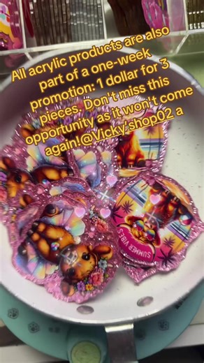Limited Time Acrylic Product Promotion