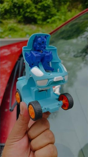 Rc crawler transformer car 2-in-1 toy car unboxing and ramp racing. #remotecontrol #shorts #rc