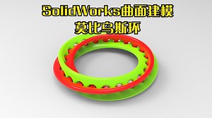 莫比乌斯环 SolidWorks曲面建模