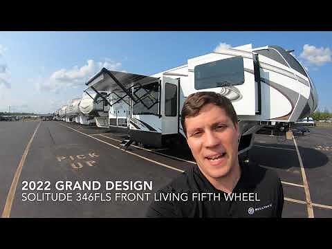 2022 Grand Design Solitude 346FLS Front Living Luxury Fifth Wheel at Bullyan RV Duluth, MN