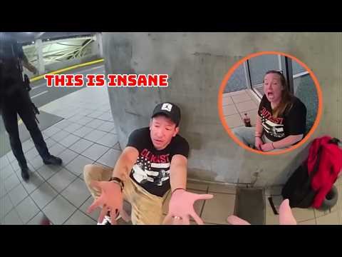 Husband Chokes Wife at Airport — Police Step In, She Still Defends Him