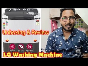 LG 7 Kg 5 Star Wind Jet Dry Semi-Automatic Top Loading Washing Machine | Unboxing & Review