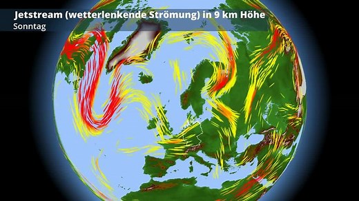 Jetstream - 5-Tages-Vorhersage