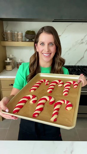 170K views · 3K reactions | Candy Cane Cookies are the ultimate addition to your Christmas cookie lineup! RECIPE: https://www.justataste.com/candy-cane-cookies-recipe/ | Just a Taste | Facebook