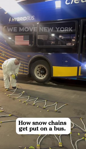How to Install Snow Chains on a Bus Safely