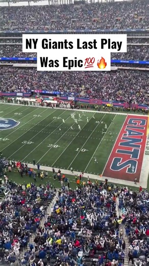 98-YARD PICK-SIX AS TIME EXPIRED?! 🤯 Giants End It In Insane Fashion! #nfl #shorts
