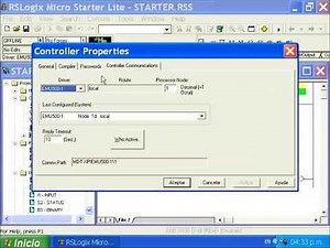 Descargar programa al PLC y configurar driver - Control Real Español