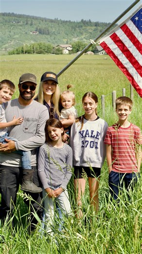 6.8K views · 110K reactions | One of my favorite family traditions, we line our fences along the highway with flags for the 4th. This year, our kids and their cousins took the lead. Quiet hands doing something simple. But it matters. We added another fence line this year and hope to add another stretch of fence next year! We hope they grow up loving this country—and knowing why the flag deserves our respect. | Salt River Ranch | Facebook