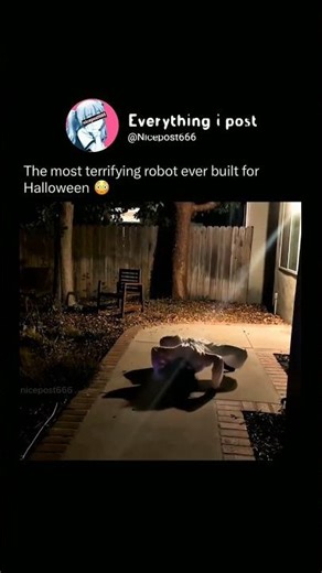 the most terrifying robot ever built for Halloween