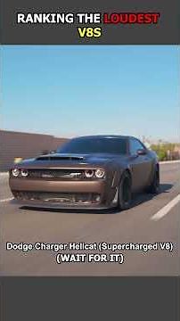 Best Sounding V8 Cars 🔊 | V8 Engine Sound Ranking