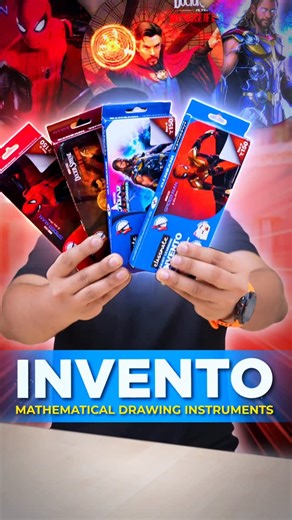 Student Yard on Instagram: "Classmate Invento Geometry Box in Marvel Theme + Solid Compass ! Follow @studentyard for more ! #stationery #backtoschool #trending #new #viral"