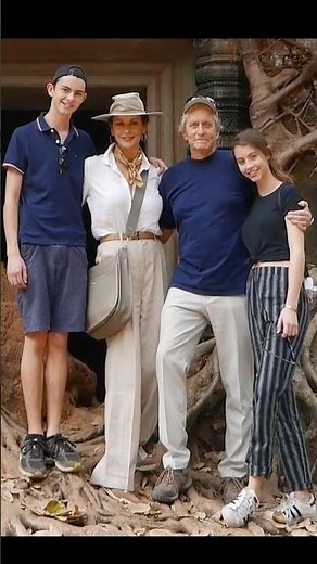 Meet Michael Douglas and Catherine Zeta Jones Family🌹 #michaeldouglas #catherinezetajones #shorts