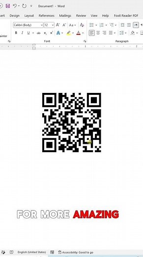Create QR Code in MS Word | Generate QR Code Without Any Software | MS Word Tutorial
