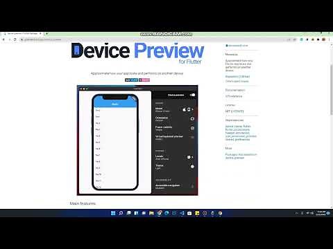 How to install device preview package in flutter