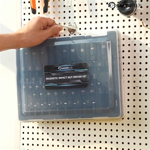 38K views · 79 reactions |  Master Every Bolt Like a Pro! 鱗 Tired of juggling tools or dropping nuts and bolts mid-job? The Saker Magnetic Impact Nut Driver Set has everything you need in one powerhouse kit! ️  Grab yours today and upgrade your toolbox:  https://www.sakerplus.com/products/saker-magnetic-impact-nut-driver-set #Sakerplus #NutDriverSet #DIYTools #ToolKitUpgrade #ImpactDriver #GarageGear #FixItRight #BuiltToLast | Sakerplus | Facebook