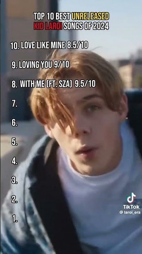 RANKING THE KID LAROI UNRELEASED SONGS