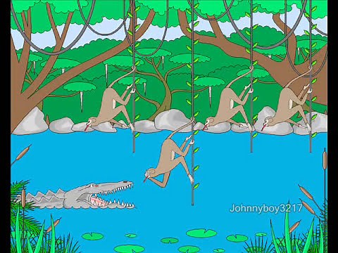 Five Little Monkeys 🐵🐒 Swinging In A Tree Teasing Mr.Alligator Dr. Jean sing along Nursery Rhyme bed