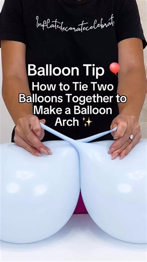 5.5K views · 882 reactions | Ready to level up your balloon arches?  Learn the proper way to tie balloons—protect your fingers and create perfectly tight clusters and quads for a clean, professional look every time! ✨冀 . . . #balloon #balloontip #balloonGarland #BalloonArch #DIY | Inflatedecoratecelebrate | Facebook