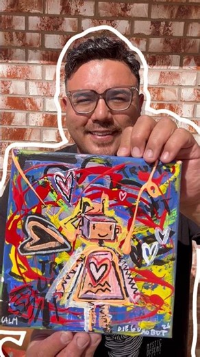 The calm in the storm #robot #robots #robo #robotart #artist #robotheart #artbots #norobots #paintin