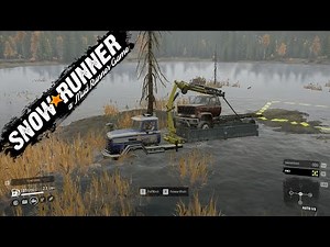 SnowRunner Task 4 Drowned Heavy Truck Michigan Black River