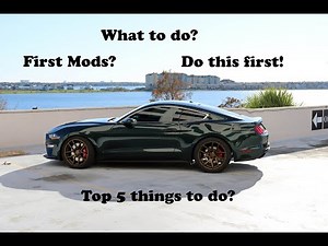 5 things you MUST do to your 2018-2020 Mustang GT (Bullitt)