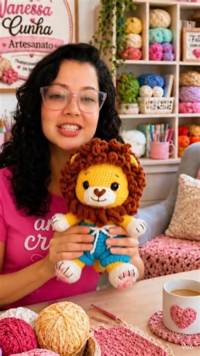 Learn how to make a lion #completeamigurumitutorial #crochet