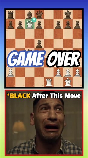 Brilliant Move That Ruined Opponent #chess #chessgame #brilliantmove #checkmate